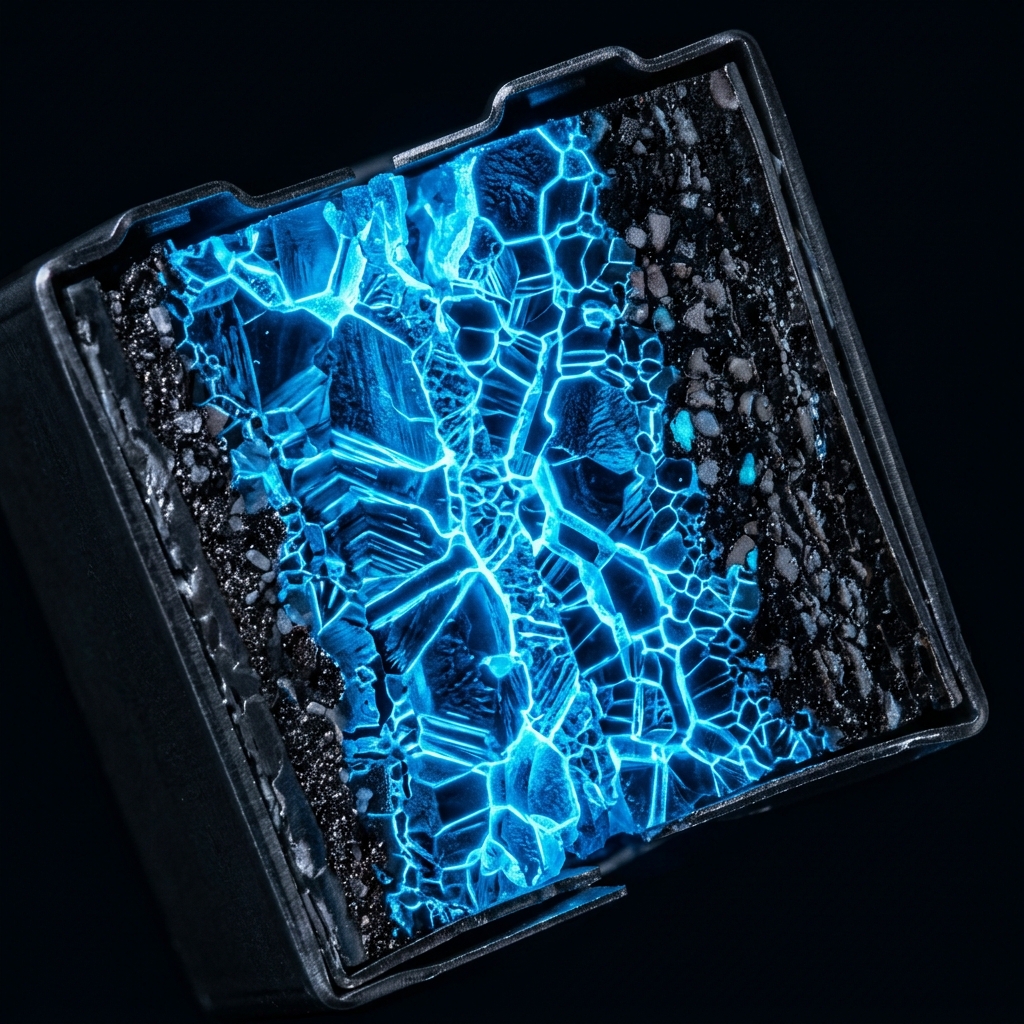 Solid-state battery cell cross-section
